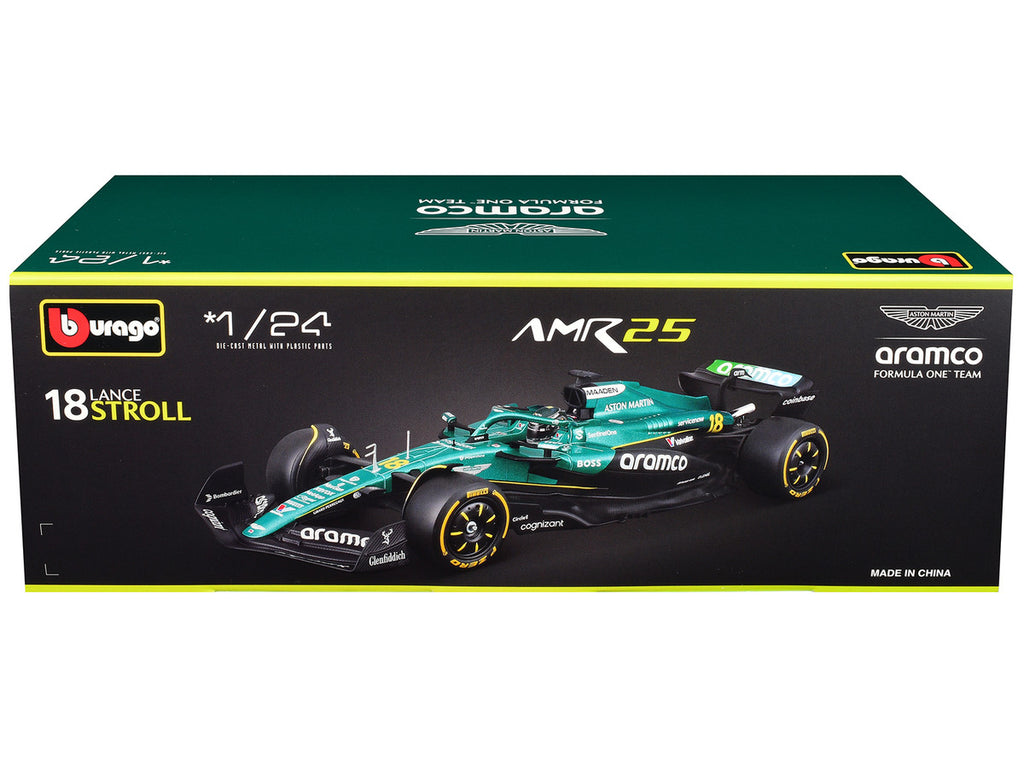 Aston Martin AMR25 Lance Stroll 1/24 F1 Diecast Model Car by Bburago-2