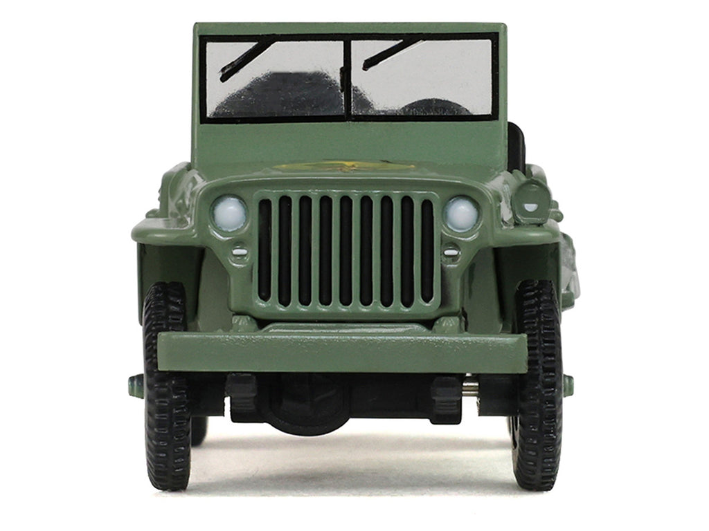 1942 Willy’s MB Jeep Olive Green "America 250 Edition" "Anniversary Collection" Series 18 1/64 Diecast Model Car by Greenlight-4