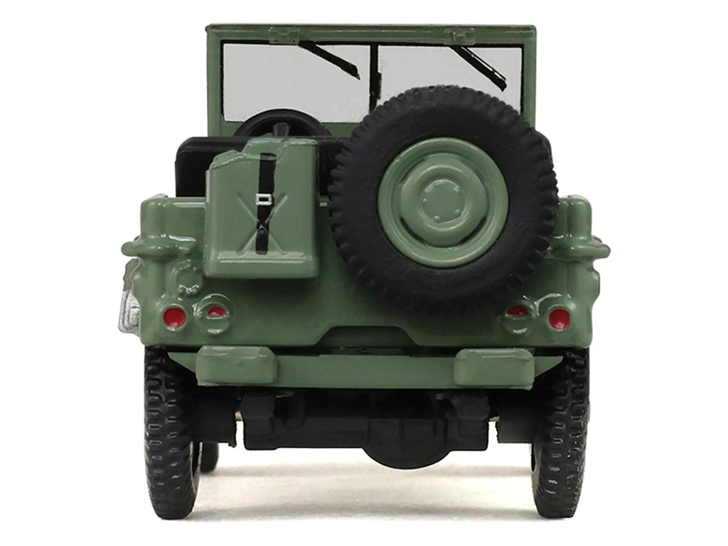 1942 Willy’s MB Jeep Olive Green "America 250 Edition" "Anniversary Collection" Series 18 1/64 Diecast Model Car by Greenlight-3