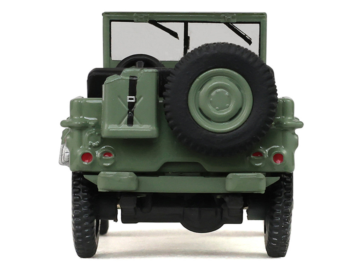 1942 Willy’s MB Jeep Olive Green "America 250 Edition" "Anniversary Collection" Series 18 1/64 Diecast Model Car by Greenlight-3