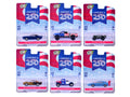 "Anniversary Collection" Series 18 Set of 6 pieces "America 250 Edition" 1/64 Diecast Model Cars by Greenlight-0