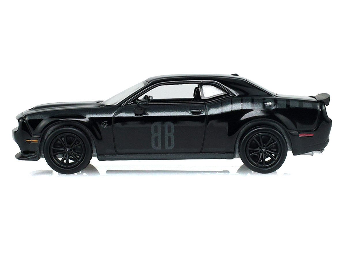 2017 Dodge Challenger SRT Hellcat Widebody Black "Black Bandit" Series 31 1/64 Diecast Model Car by Greenlight-0