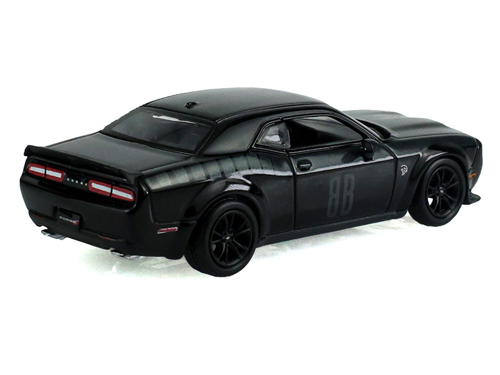 2017 Dodge Challenger SRT Hellcat Widebody Black "Black Bandit" Series 31 1/64 Diecast Model Car by Greenlight-1