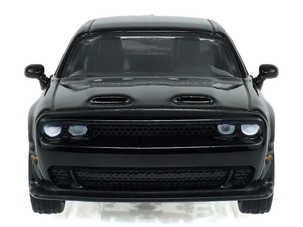 2017 Dodge Challenger SRT Hellcat Widebody Black "Black Bandit" Series 31 1/64 Diecast Model Car by Greenlight-3