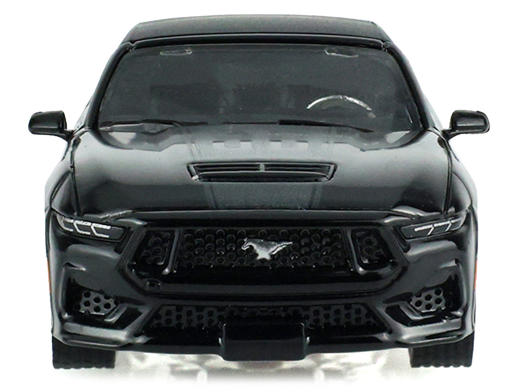 2024 Ford Mustang GT Convertible Black "Black Bandit" Series 31 1/64 Diecast Model Car by Greenlight-2