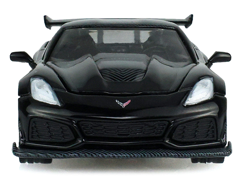 2019 Chevrolet Corvette ZR1 Black "Black Bandit" Series 31 1/64 Diecast Model Car by Greenlight-3