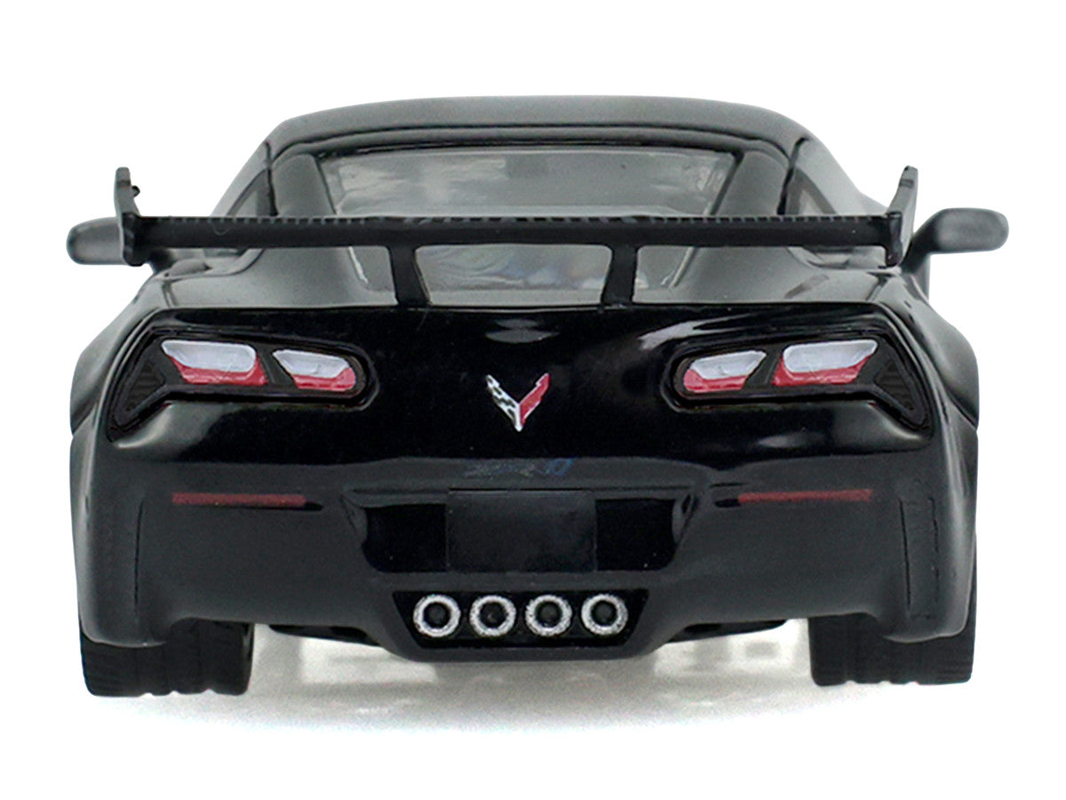 2019 Chevrolet Corvette ZR1 Black "Black Bandit" Series 31 1/64 Diecast Model Car by Greenlight-2