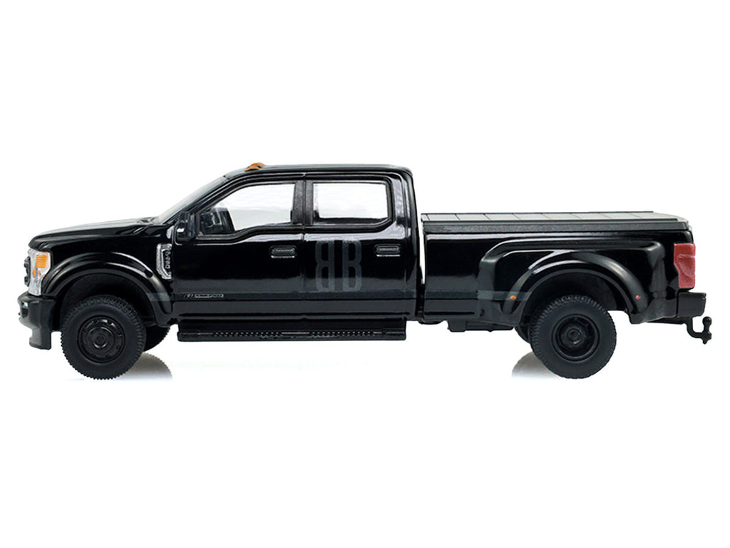 2020 Ford F-450 XL Super Duty Pickup Truck Black "Black Bandit" Series 31 1/64 Diecast Model Car by Greenlight-1