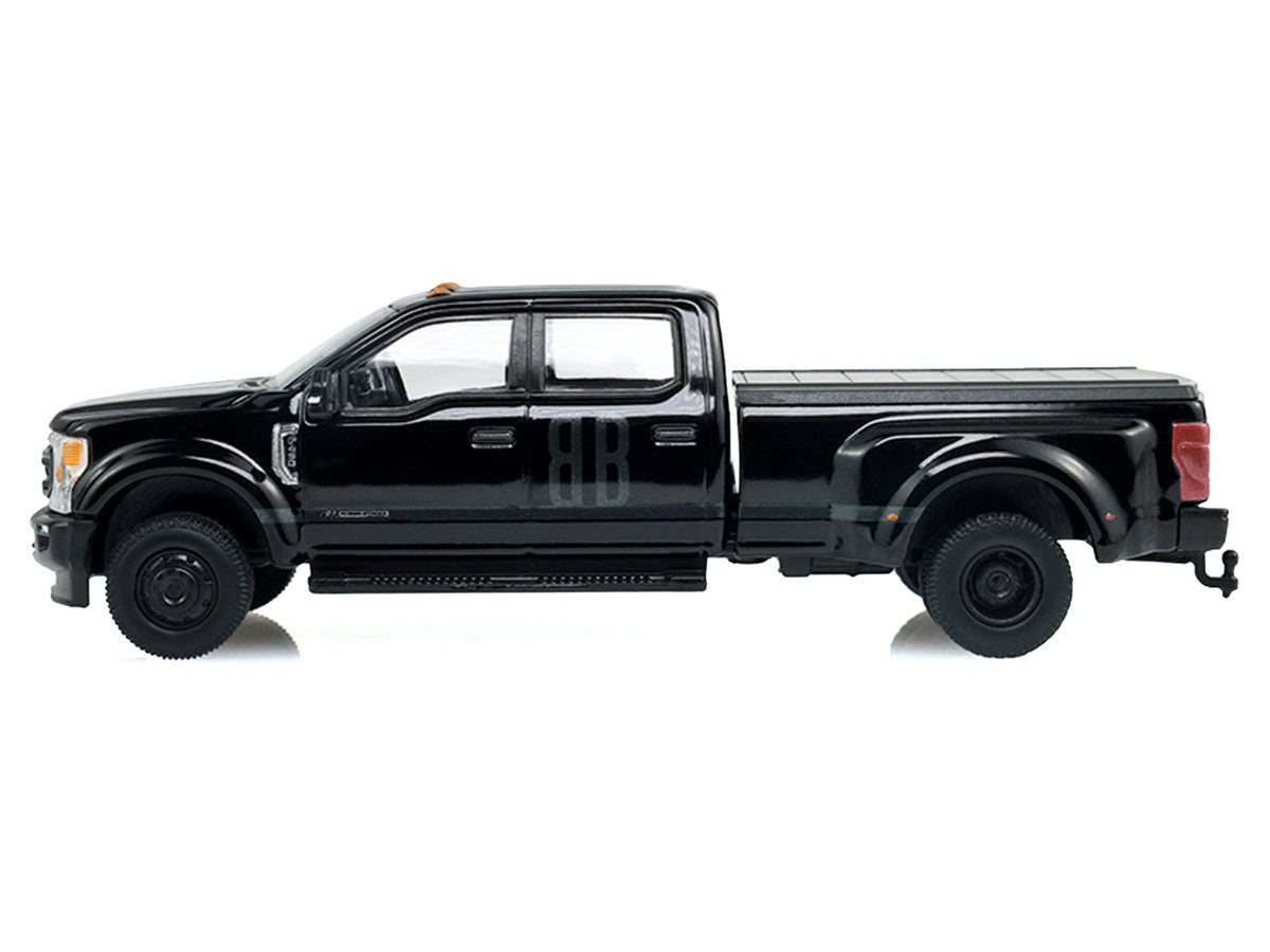 2020 Ford F-450 XL Super Duty Pickup Truck Black "Black Bandit" Series 31 1/64 Diecast Model Car by Greenlight-1