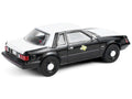 1982 Ford Mustang SSP "Texas Department of Public Safety Highway Patrol" Black with White Hood and Top "Hobby Exclusive" Series 1/64 Diecast Model Car by Greenlight-0