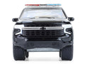 2024 Chevrolet Tahoe Police Pursuit Vehicle "Dover Police – 100th Anniversary Edition" Black with White Stripes "Hobby Exclusive" Series 1/64 Diecast Model Car by Greenlight-0