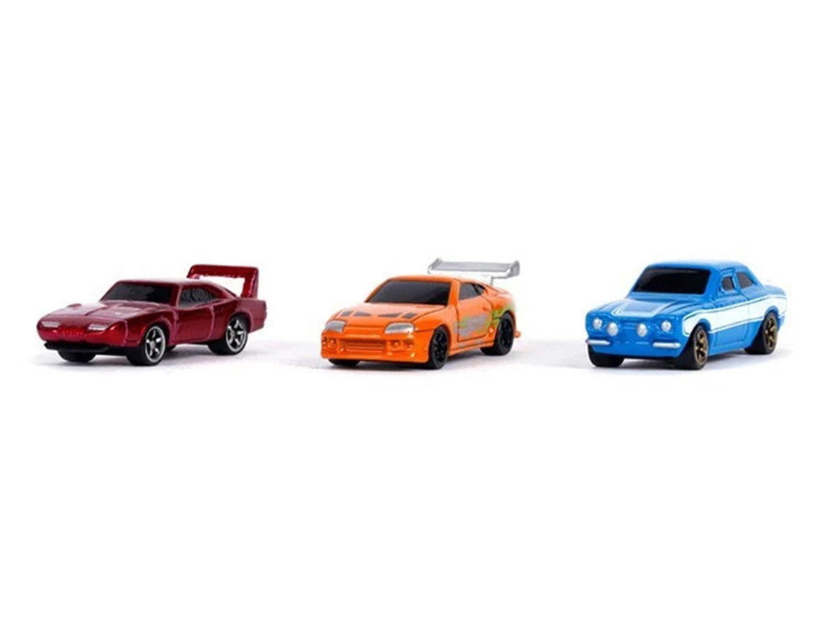 "Fast & Furious 25th Anniversary" 3 piece Set #2 "Nano Hollywood Rides" Diecast Model Cars by Jada-1