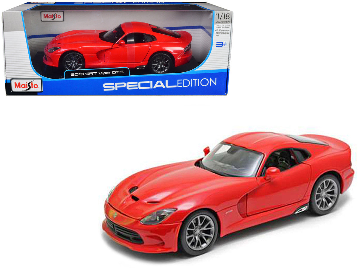 Maisto 1:18 2013 Dodge Viper GTS SRT Red — product image 3