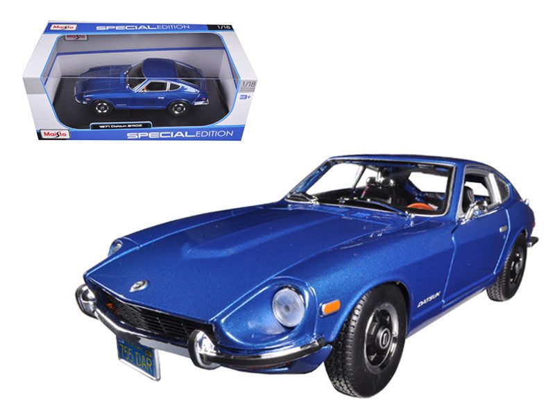 Maisto 1:18 1971 Datsun 240Z Blue Metallic