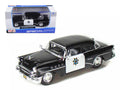 1955 Buick Century Police Car Black and White 1/26 Diecast Model Car by Maisto-0
