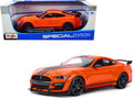Maisto 1:18 2020 Ford Mustang Shelby GT500 Orange / Black Stripes — product image 1