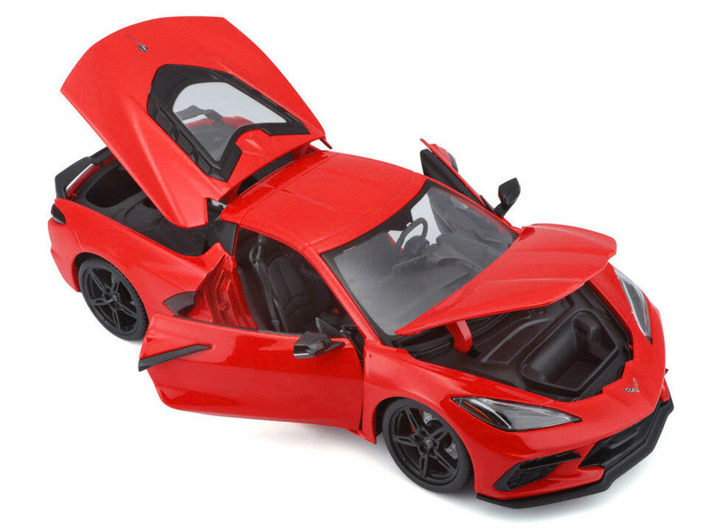 2020 Chevrolet Corvette Stingray C8 Red 1/18 Diecast Model Car by Maisto-1