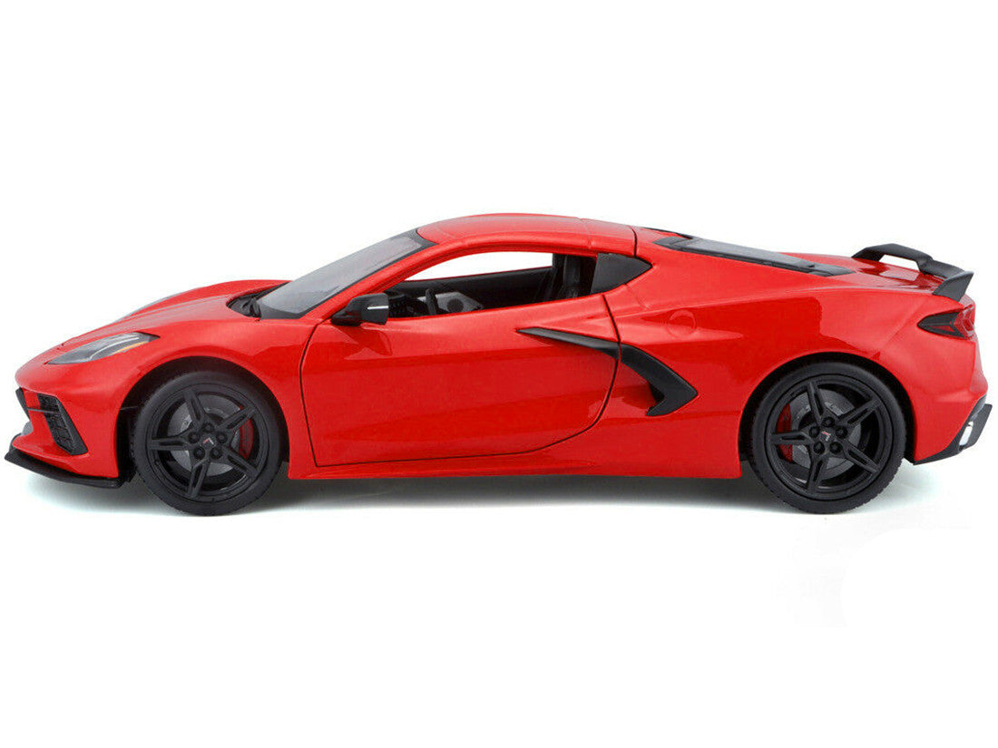 2020 Chevrolet Corvette Stingray C8 Red 1/18 Diecast Model Car by Maisto-3