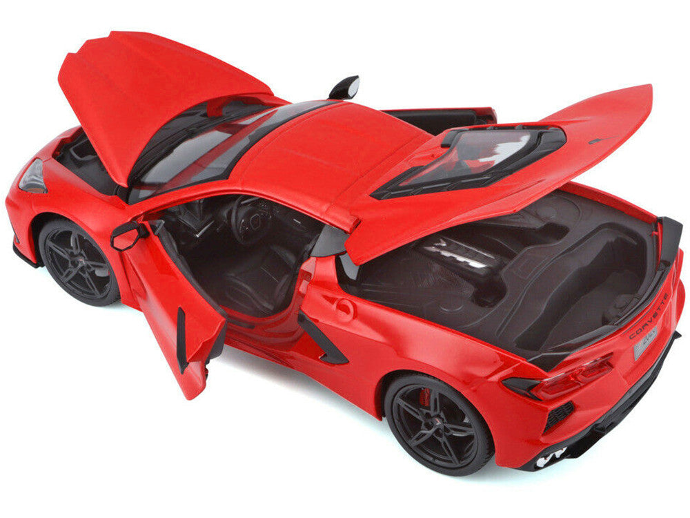 2020 Chevrolet Corvette Stingray C8 Red 1/18 Diecast Model Car by Maisto-2
