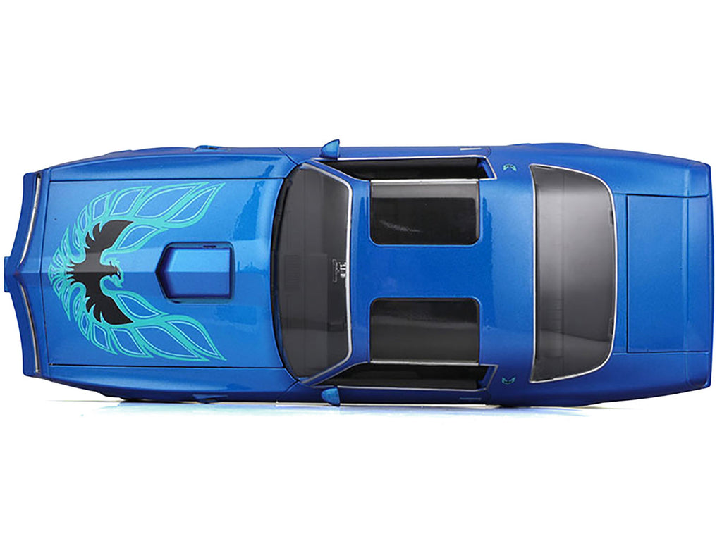1978 Pontiac Firebird Trans Am Blue Metallic with Hood Graphics "Special Edition" Series 1/18 Diecast Model Car by Maisto-1
