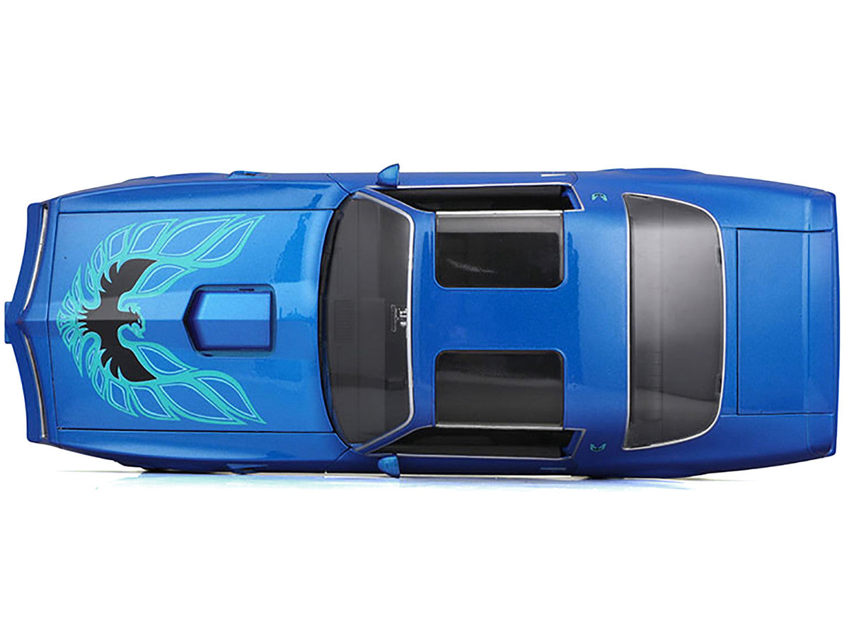 1978 Pontiac Firebird Trans Am Blue Metallic with Hood Graphics "Special Edition" Series 1/18 Diecast Model Car by Maisto-1