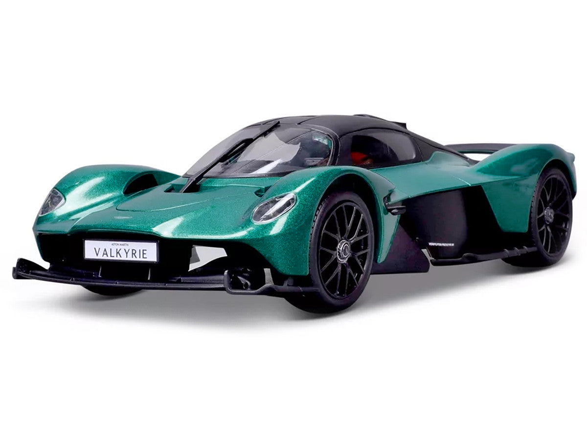 Aston Martin Valkyrie Green Metallic with Matt Black Top "Special Edition" Series 1/18 Diecast Model Car by Maisto-1