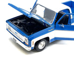 Maisto 1:18 1974 Chevrolet C10 Cheyenne Super Pickup Blue/White — product image 1