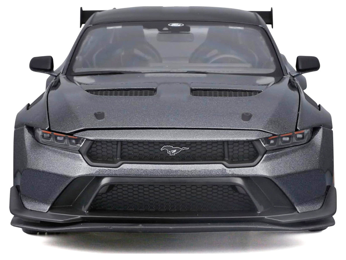 2025 Ford Mustang GTD Dark Gray Metallic with Black Top "Special Edition" Series 1/18 Diecast Model Car by Maisto-3