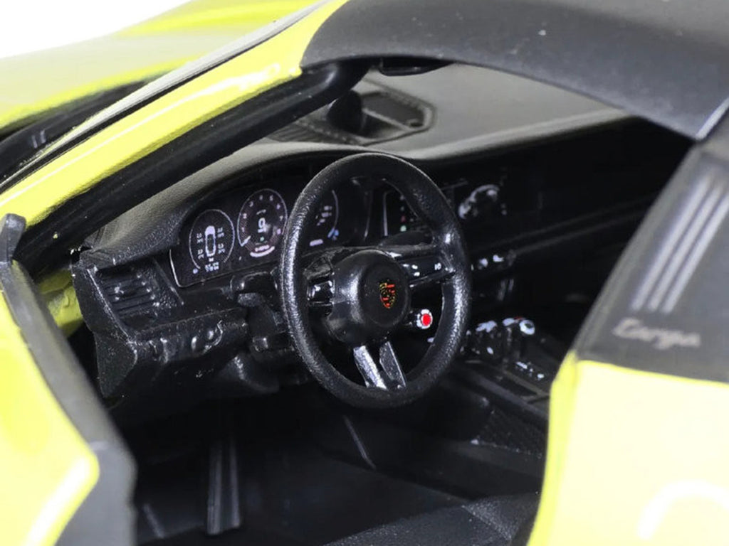 Porsche 911 Targa 4 GTS (992.2) Yellow with Black Top "Special Edition" Series 1/18 Diecast Model Car by Maisto-1