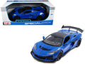 Chevrolet Corvette ZR1 Coupe Blue with Carbon Top "Special Edition" Series 1/18 Diecast Model Car by Maisto-0
