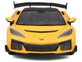 Chevrolet Corvette ZR1 Coupe Yellow with Carbon Top "Special Edition" Series 1/18 Diecast Model Car by Maisto-0