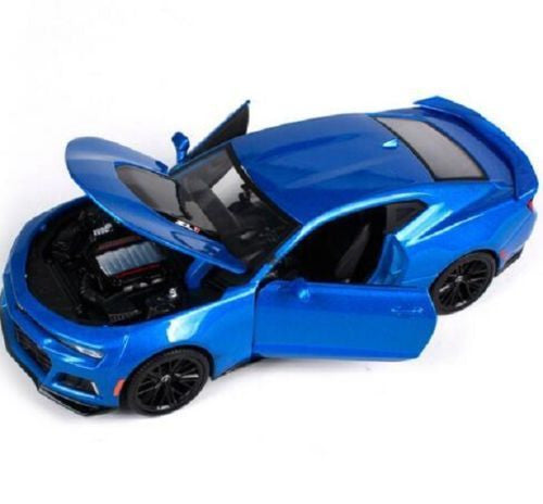 2017 Chevrolet Camaro ZL1 Blue Metallic 1/24 Diecast Model Car by Maisto-1