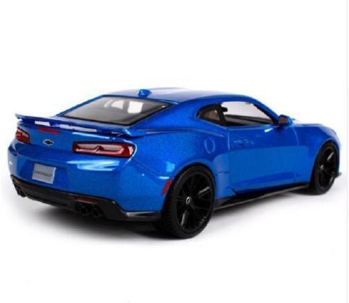 2017 Chevrolet Camaro ZL1 Blue Metallic 1/24 Diecast Model Car by Maisto-2