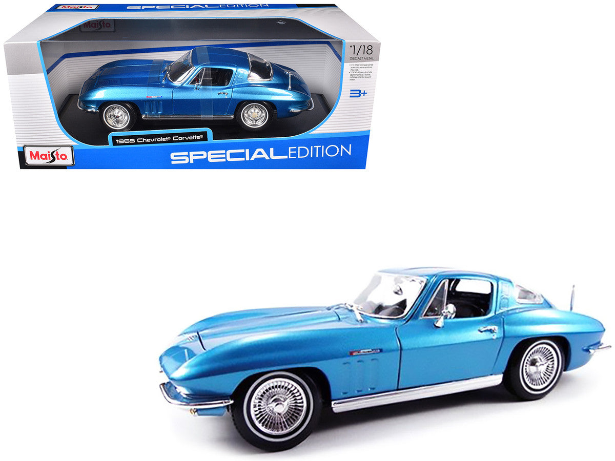 Maisto 1:18 1965 Chevrolet Corvette Blue Metallic — product image 1