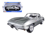 Maisto 1:18 1965 Chevrolet Corvette Silver