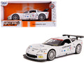 2005 Chevrolet Corvette C6-R #3 Olivier Beretta - Oliver Gavin "Compuware" White "Bigtime Muscle" 1/24 Diecast Model Car by Jada-0