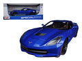 Maisto 1:18 2014 Chevrolet Corvette Stingray C7 Z51 Blue Metallic — product image 1