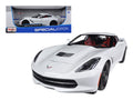 Maisto 1:18 2014 Chevrolet Corvette Stingray C7 Z51 White — product image 1
