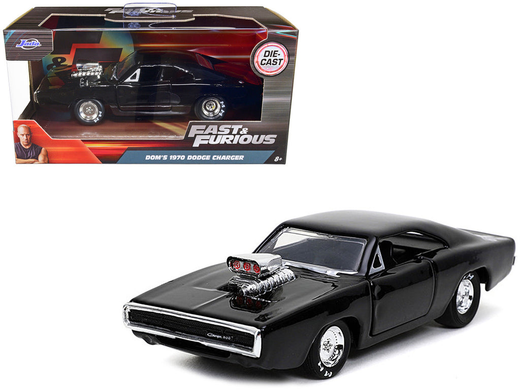Dom's 1970 Dodge Charger 500 Black "Fast & Furious 9 F9" (2021) Movie 1/32 Diecast Model Car by Jada-2