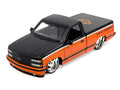 1993 Chevrolet 454 SS Pickup Truck "Harley Davidson" Black and Orange "H-D Custom" Series 1/24 Diecast Model Car by Maisto-0