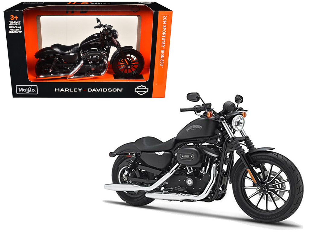 2014 Harley Davidson Sportster Iron 883 1/12 Diecast Motorcycle Model by Maisto-0