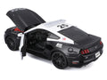 2015 Ford Mustang GT 5.0 "Police" Black and White "Authority" Series 1/24 Diecast Model Car by Maisto-0