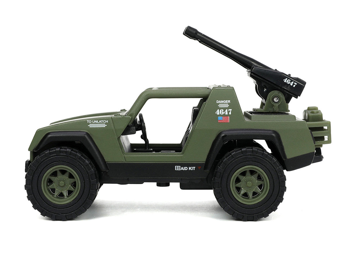 V.A.M.P. Olive Green "G.I. Joe" "Hollywood Rides" Series 1/32 Diecast Car Model by Jada-1