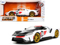 2021 Ford Gt #98 White "Heritage Edition" "Bigtime Muscle" Series 1/24 Diecast Model Car by Jada-0