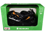 Maisto 1:12 2022 Suzuki Hayabusa Black Metallic — product image 2