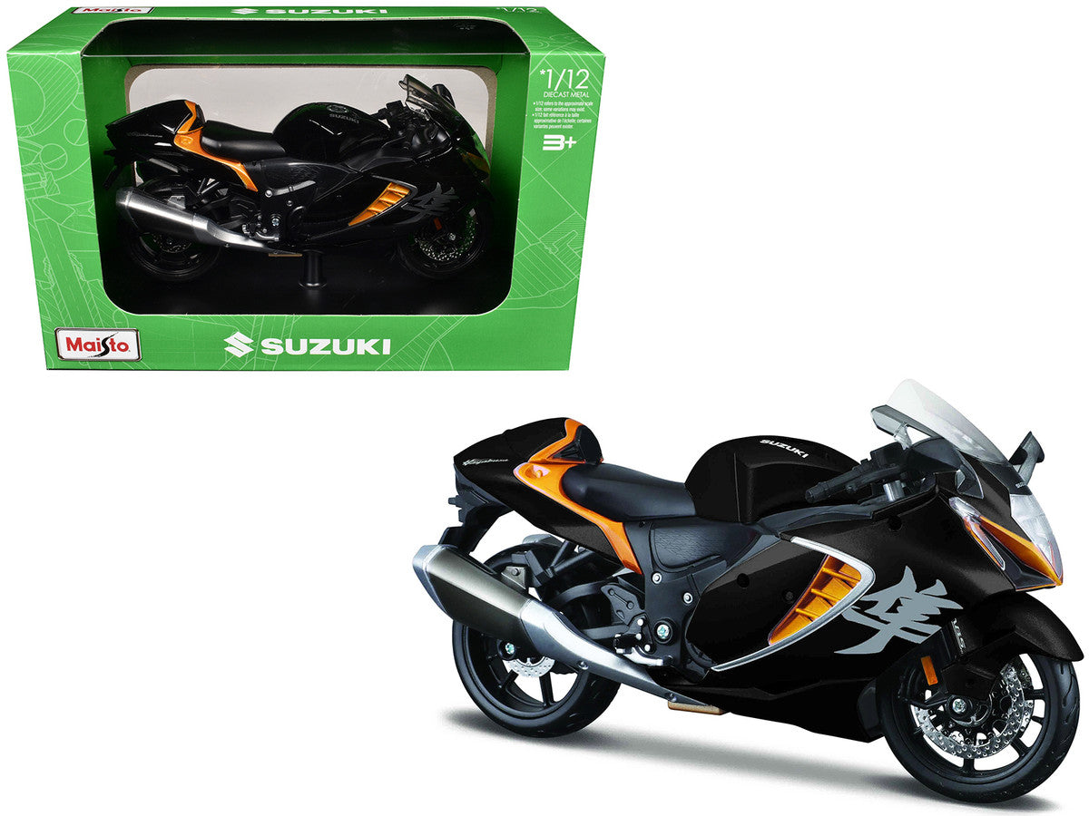 Maisto 1:12 2022 Suzuki Hayabusa Black Metallic — product image 3