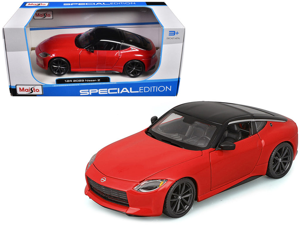 2023 Nissan Z Red with Black Top "Special Edition" Series 1/24 Diecast Model Car by Maisto-4