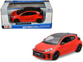 2021 Toyota GR Yaris Red with Carbon Top "Special Edition" Series 1/24 Diecast Model Car by Maisto-0