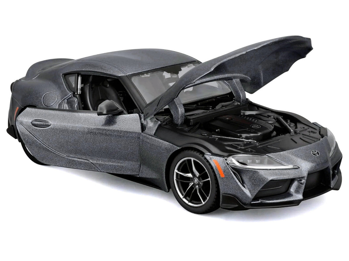Toyota GR Supra Gray Metallic "Special Edition" Series 1/24 Diecast Model Car by Maisto-1