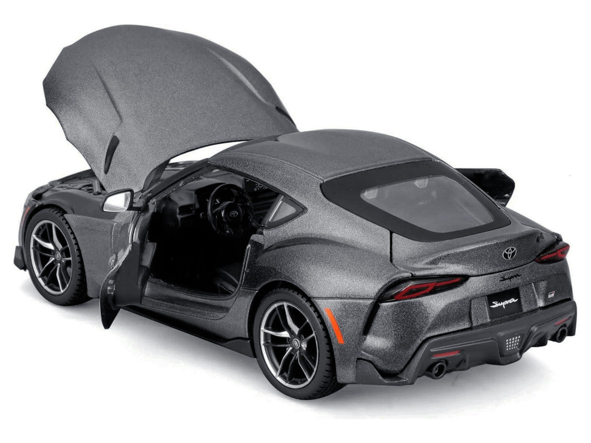 Toyota GR Supra Gray Metallic "Special Edition" Series 1/24 Diecast Model Car by Maisto-2